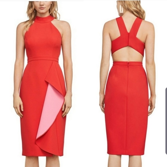BCBGMaxAzria Dresses & Skirts - Red hot BCBG MaxAzria cocktail dress 💃🏽